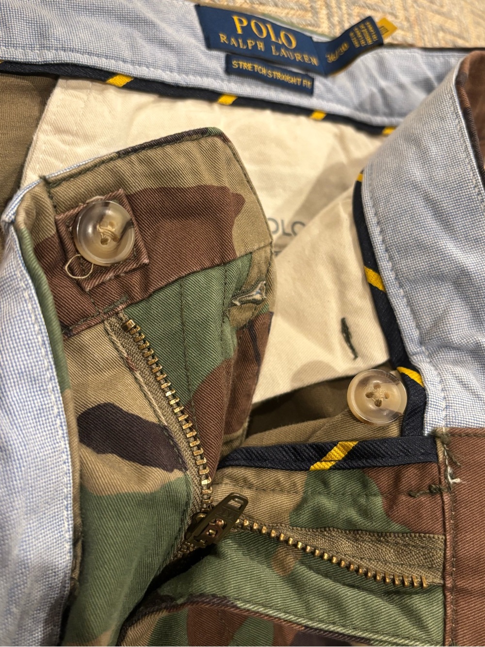 Size 36x30 Ralph Lauren Camo Pants (READ DESCRIPTION) - Picture 8 of 10